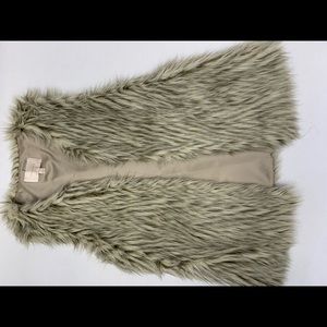 Tan Fur Coat Size XS